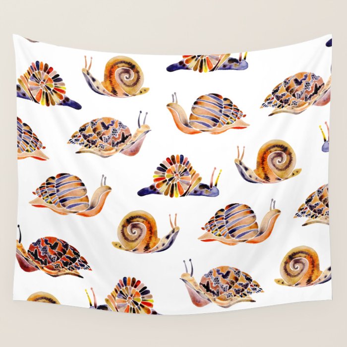 Snail Collection Wall Tapestry Gallery Image 4