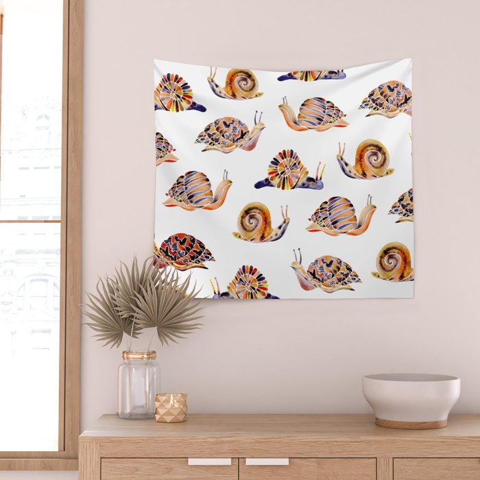 Snail Collection Wall Tapestry Gallery Image 2