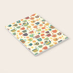 Vintage tea party - tea cups and sweets beige Notebook Gallery Image 3