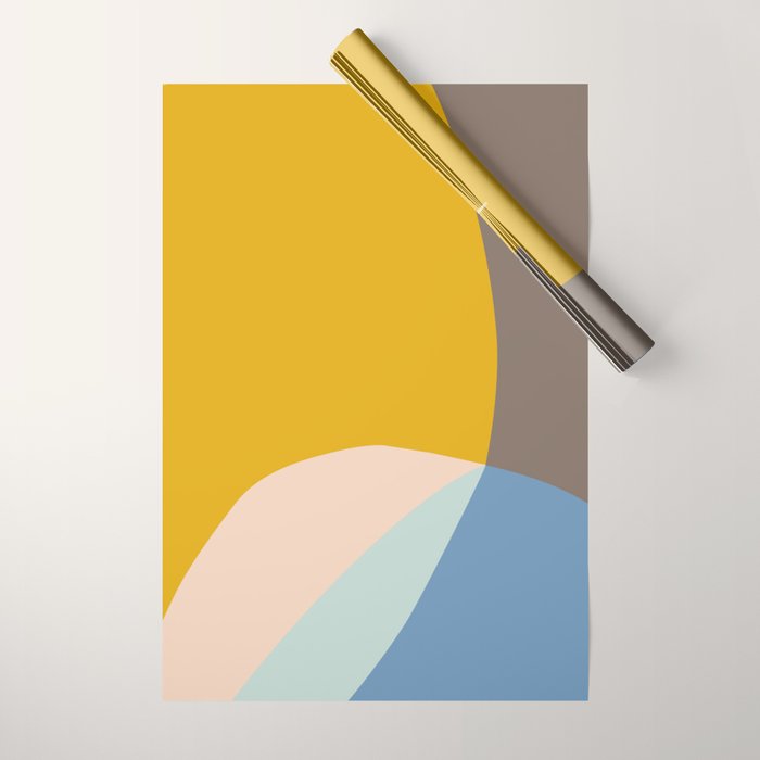 Organic Overlap Wrapping Paper Gallery Image 1