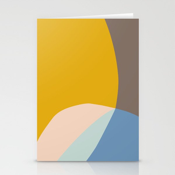 Organic Overlap Stationery Card Gallery Image 1