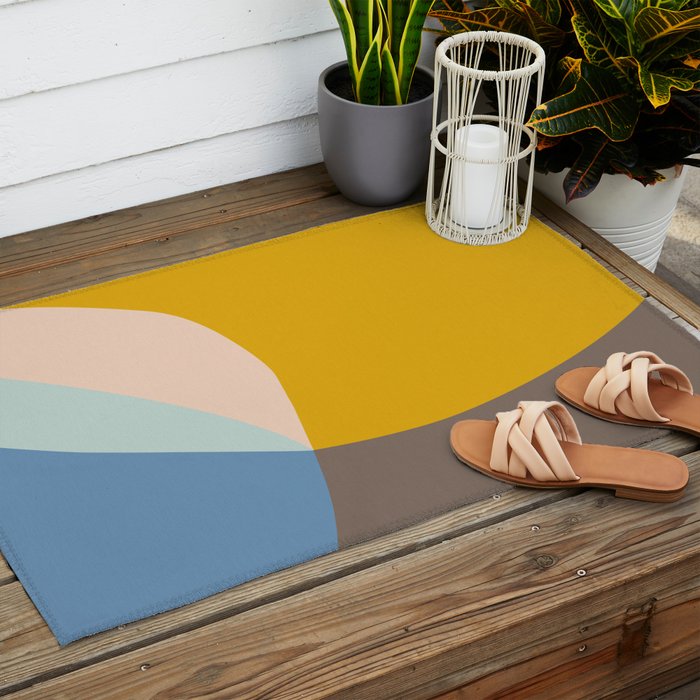 Organic Overlap Outdoor Rug Gallery Image 2