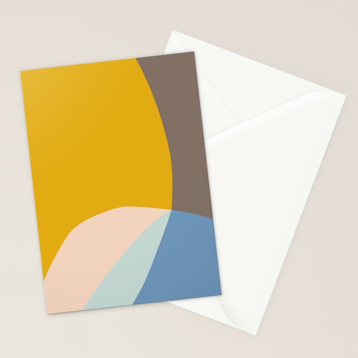Organic Overlap Stationery Card Gallery Image 2