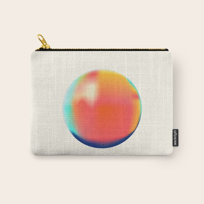 Bright Gradient Sphere  Carry All Pouch Gallery Image 1