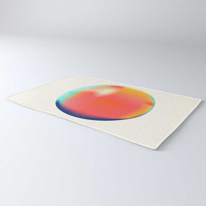 Bright Gradient Sphere  Rug Gallery Image 3