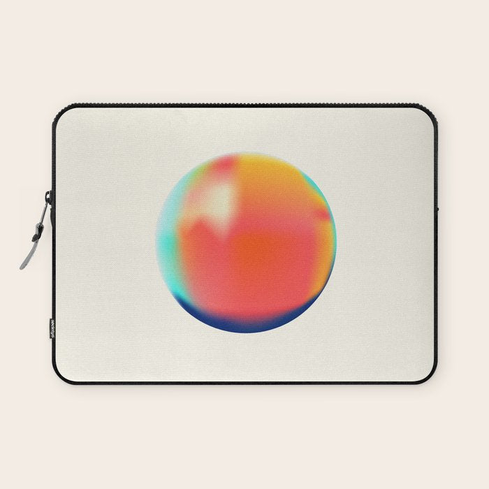 Bright Gradient Sphere  Laptop Sleeve Gallery Image 1