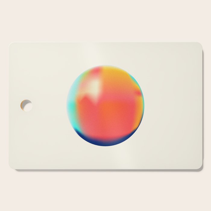 Bright Gradient Sphere  Cutting Board Gallery Image 1