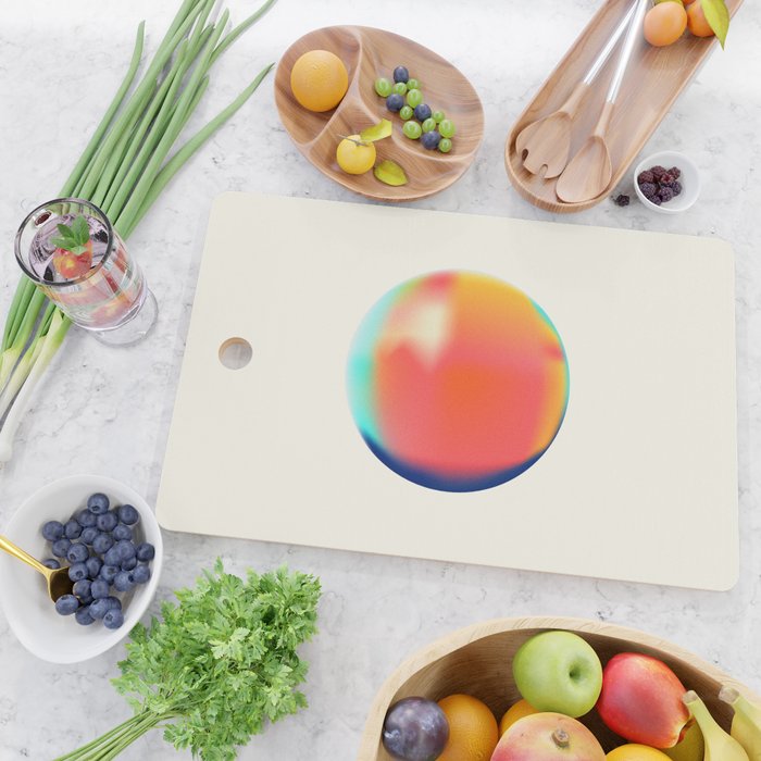 Bright Gradient Sphere  Cutting Board Gallery Image 2
