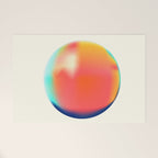 Bright Gradient Sphere  Welcome Mat Gallery Image 1