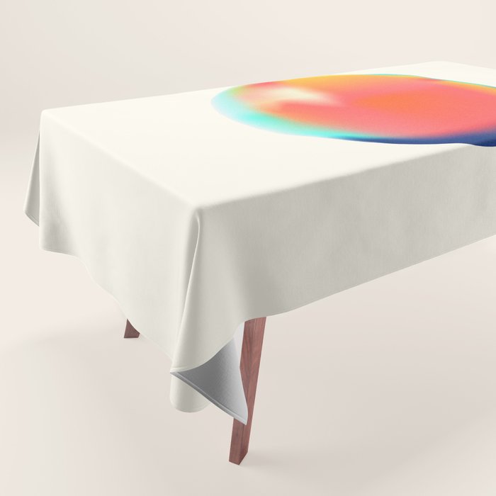 Bright Gradient Sphere  Tablecloth Gallery Image 1