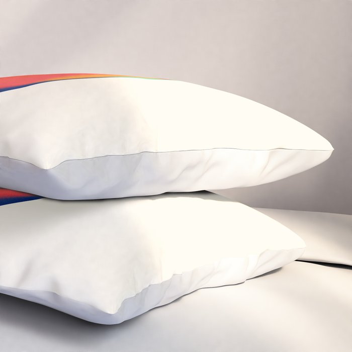 Bright Gradient Sphere  Pillow Sham Gallery Image 3