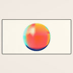 Bright Gradient Sphere  Desk Mat Gallery Image 3