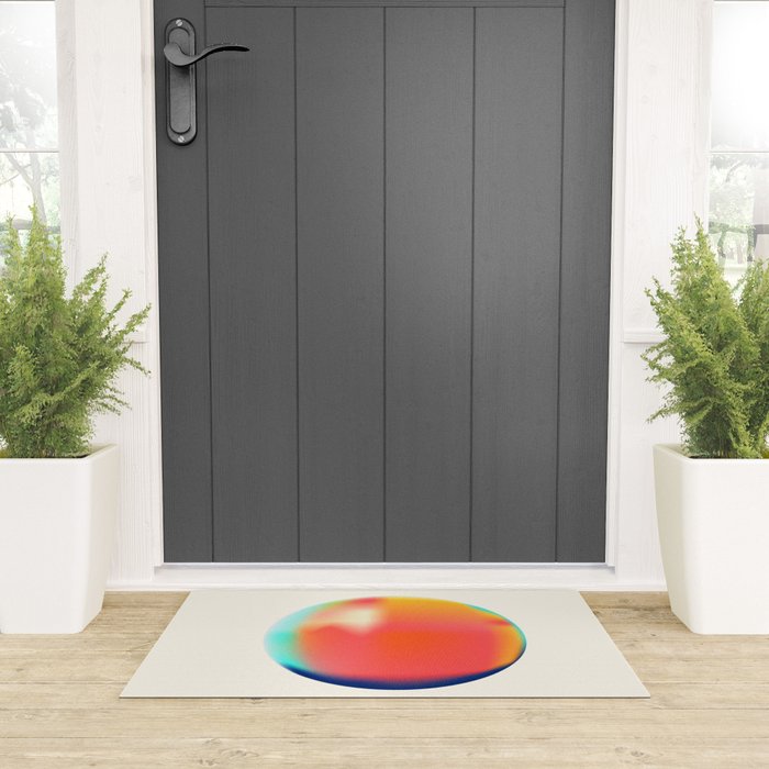 Bright Gradient Sphere  Welcome Mat Gallery Image 3