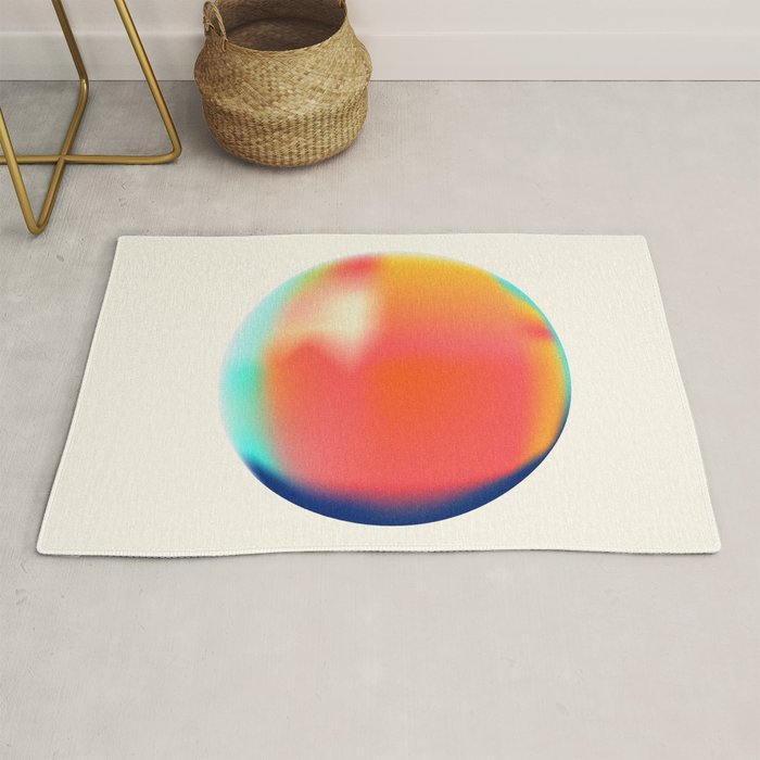 Bright Gradient Sphere  Rug Gallery Image 1