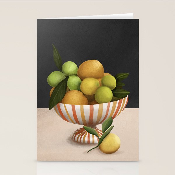 Golden Citrus 2 Stationery Card Gallery Image 2