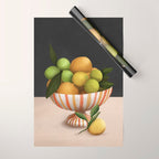 Golden Citrus 2 Wrapping Paper Gallery Image 1
