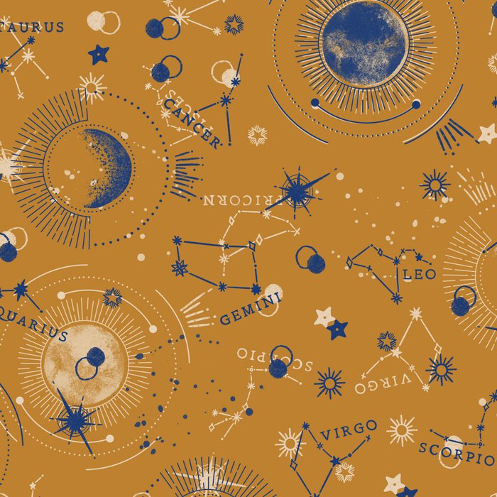 Zodiac abstract YB 1 Coffee Mug Gallery Image 2
