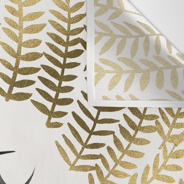 Treat Yo Self - Gold Wall Tapestry Gallery Image 3