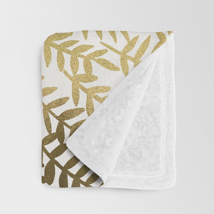 Treat Yo Self - Gold Throw Blanket Gallery Image 3