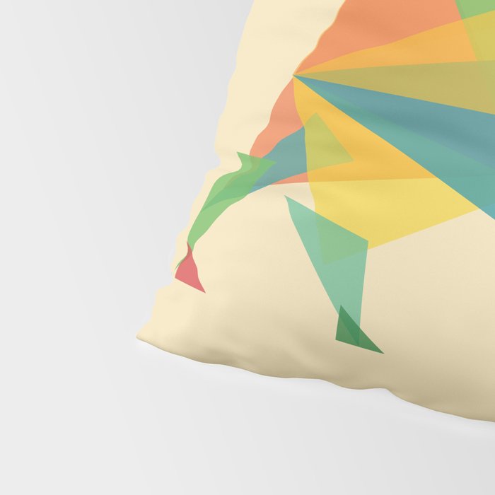 Fractal Geometric Bull Pillow Sham Gallery Image 4