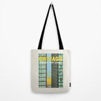 Chicago Vintage Travel Poster, 1950 Tote Bag Gallery Image 2
