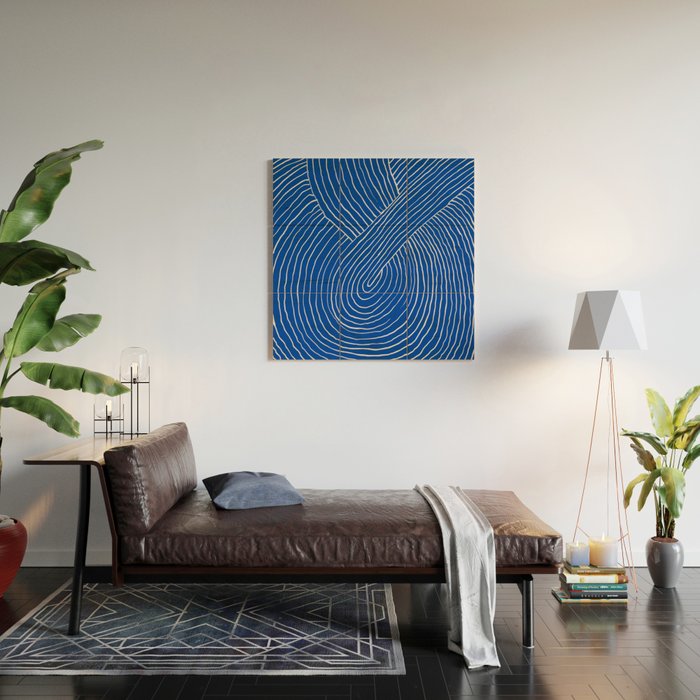 Strokes 01: Chathams Blue Edition  Wood Wall Art Gallery Image 2