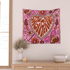 Sagittarius Heart Wall Tapestry Gallery Image 2