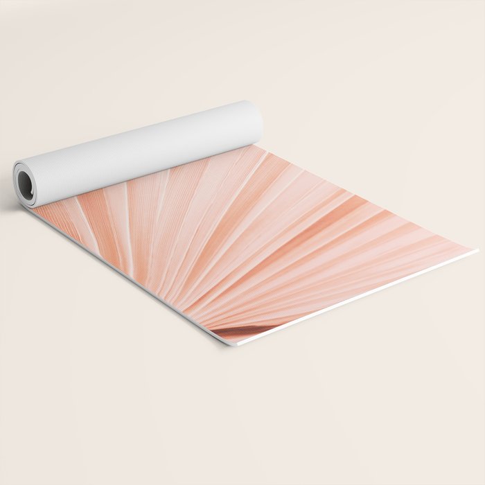Blush Pink Fan Palm Yoga Mat Gallery Image 2