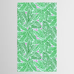 Winter Berries & Pine Branches in Green Tablecloth Gallery Image 2