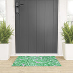 Winter Berries & Pine Branches in Green Welcome Mat Gallery Image 3