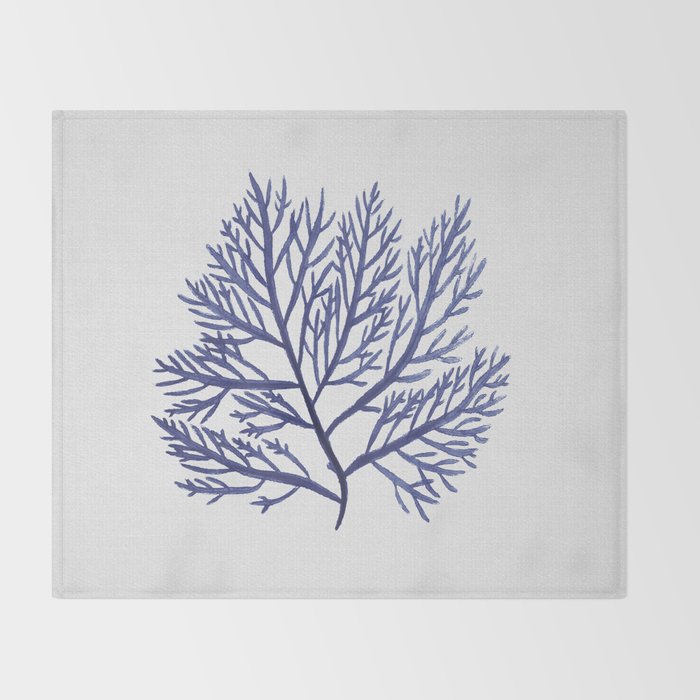 Seaweed 9 Throw Blanket Gallery Image 2
