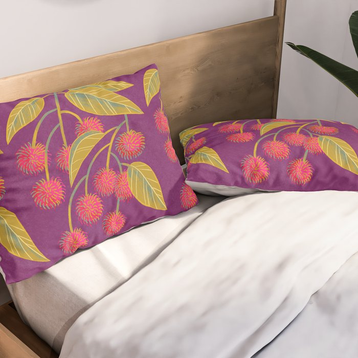 Rambutan Fruit Pillow Sham Gallery Image 2