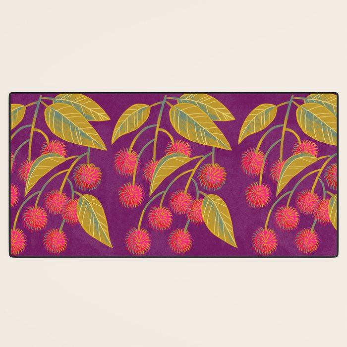 Rambutan Fruit Desk Mat Gallery Image 3