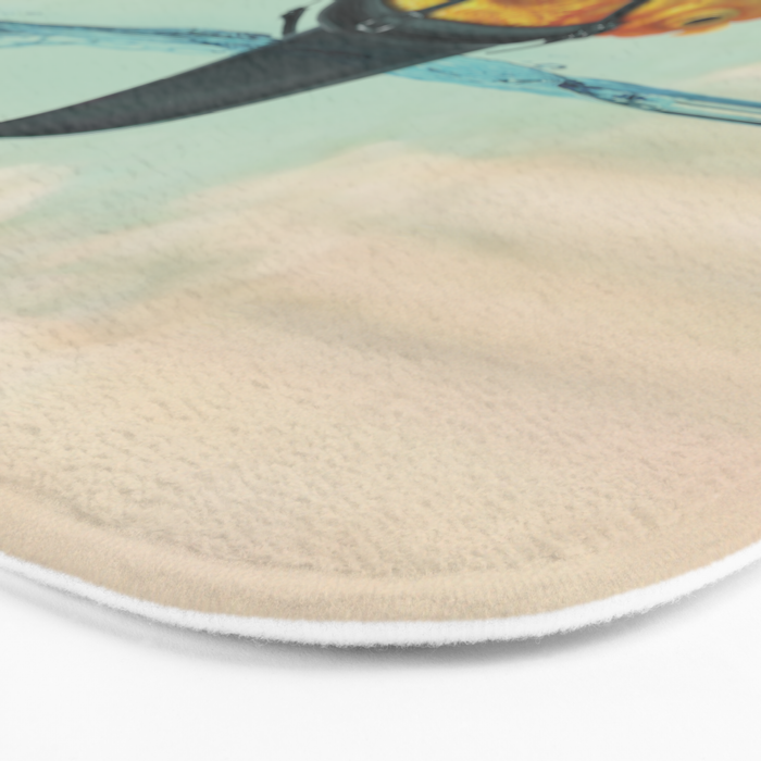 Brilliant DISGUISE - Goldfish with a Shark Fin Bath Mat Gallery Image 3