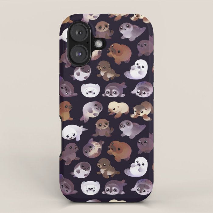 Seal pup - dark iPhone Case Gallery Image 1