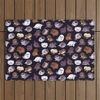 Seal pup - dark Outdoor Rug Gallery Image 1