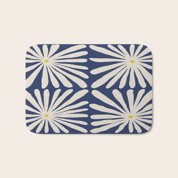 Lazy Daisies #1 Bath Mat Gallery Image 1