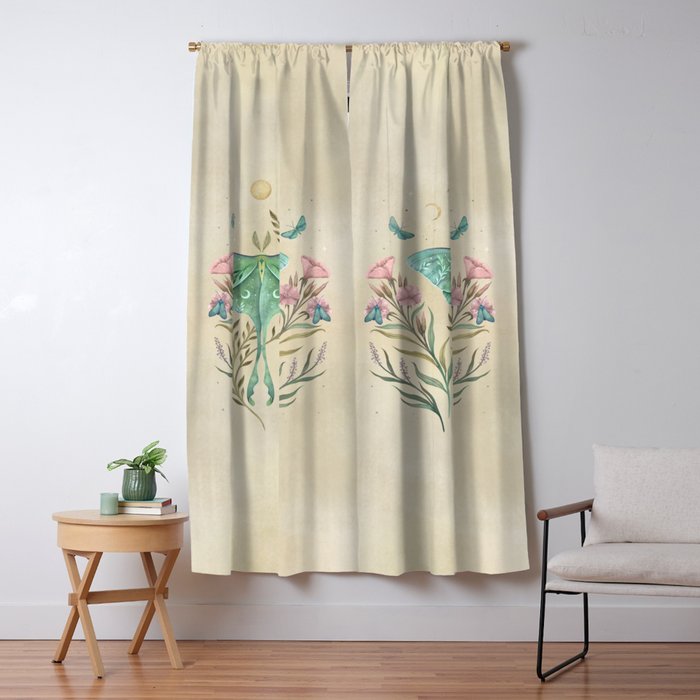 Luna and Forester - Oriental Vintage Window Curtain Gallery Image 5