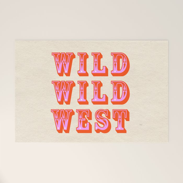 WILD WILD WEST Welcome Mat Gallery Image 1