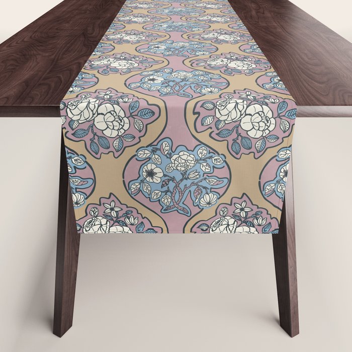 Antique Floral Beauty Table Runner Gallery Image 1
