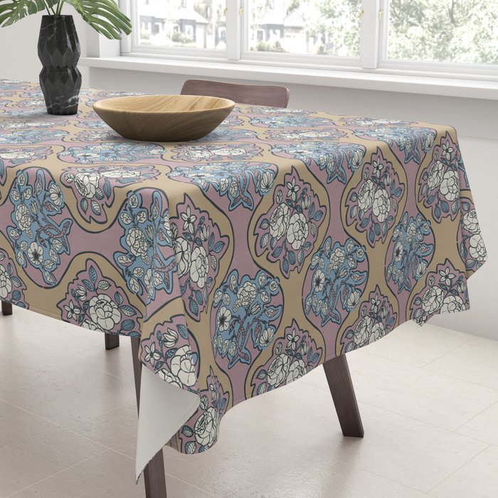 Antique Floral Beauty Tablecloth Gallery Image 3