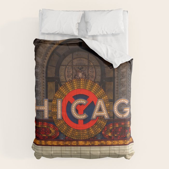 Glowing Chicago Comforter Gallery Image 6