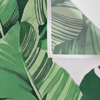 Tropical banana leaves V Wall Tapestry Gallery Image 3