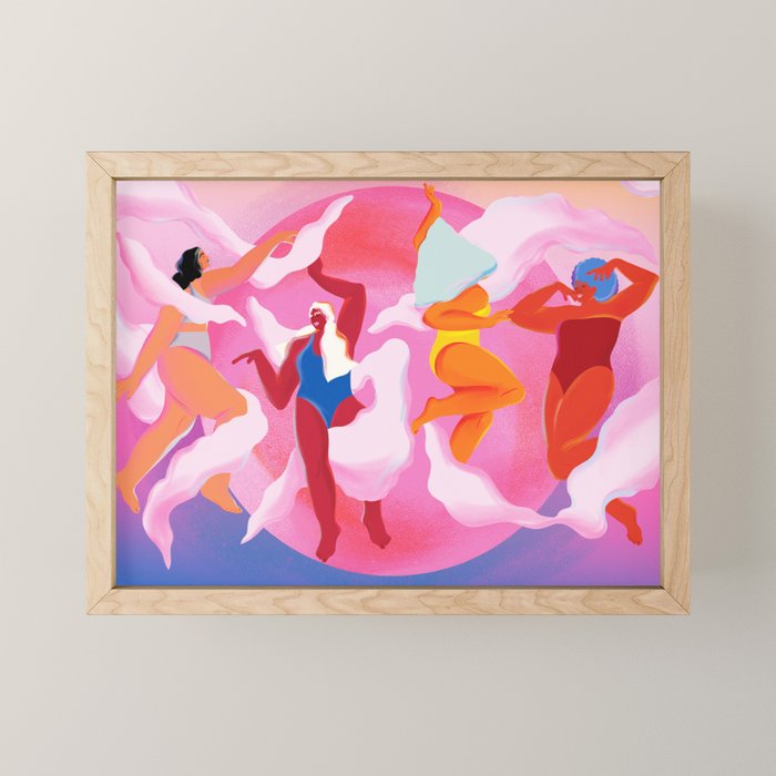 Sunset Dancers Mini Art Print Gallery Image 1