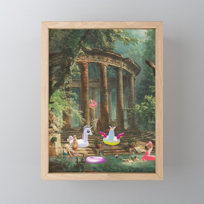 18th Century Pool Party Mini Art Print Gallery Image 1