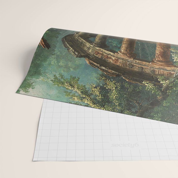 18th Century Pool Party Wrapping Paper Gallery Image 2