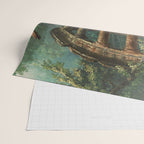 18th Century Pool Party Wrapping Paper Gallery Image 2