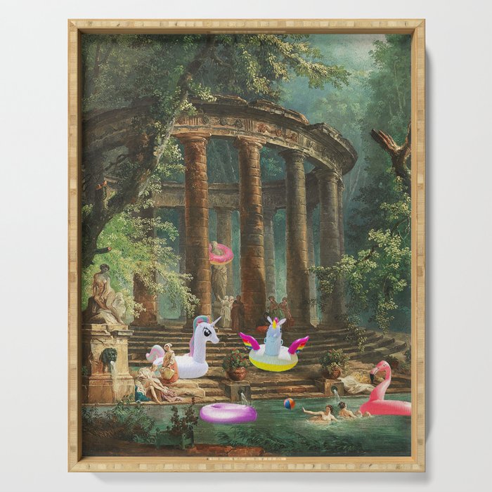 18th Century Pool Party Serving Tray Gallery Image 1