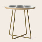 Black grey retro Mid century modern Side Table Gallery Image 1