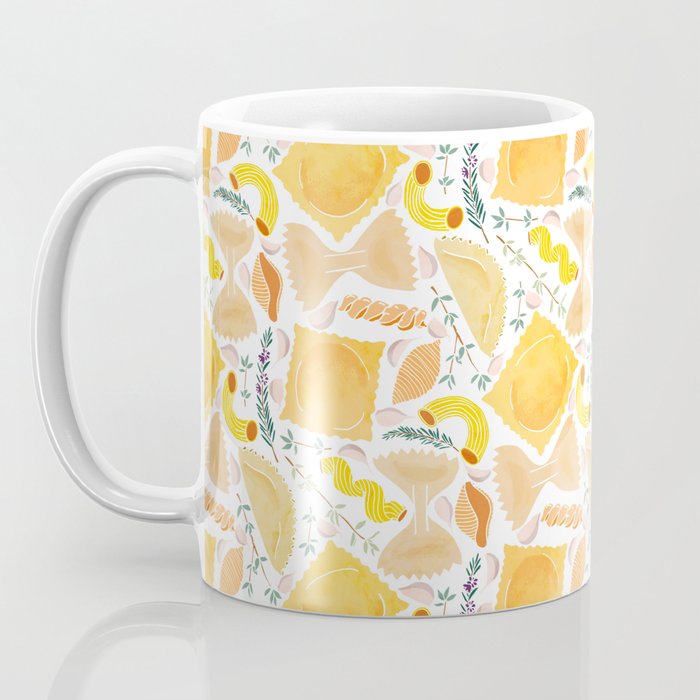 Pasta Pattern on White Coffee Mug Gallery Image 3